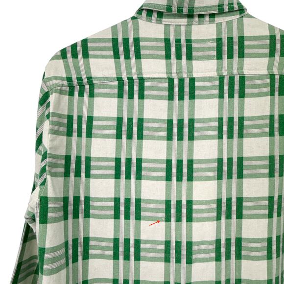 THE GREAT. The Harbor Shirt in Bright Green Pioneer Plaid 0|XS - Picture 10 of 13